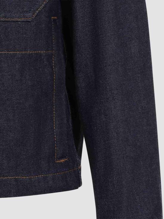26FW 스톤 아일랜드 블루 린스 버튼 디테일 코치 재킷 L2S144100006 S00J8VJ200 BLUE RAW - STONE ISLAND