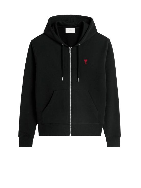 26FW 아미 긴팔 티셔츠 BFUSW435 730 Q001 BLACK
