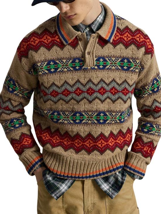 26FW 랄프 로렌 스웨터 710B23901 001 BEIGE - RALPH LAUREN