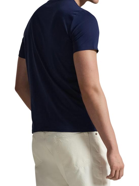 26FW 랄프 로렌 반팔 티셔츠 710671438 525 NAVY - RALPH LAUREN
