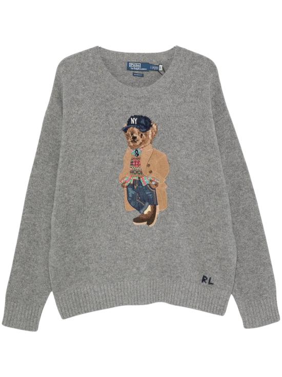 26FW 랄프 로렌 스웨터 710B28590 001 GREY