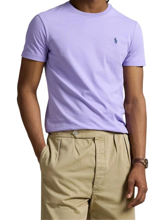 26FW 랄프 로렌 반팔 티셔츠 710671438 434 LIGHT BLUE - RALPH LAUREN