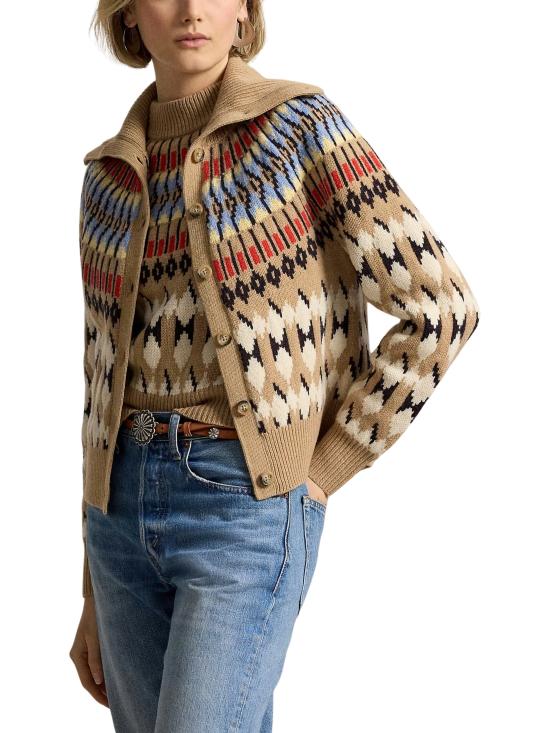 26FW 랄프 로렌 가디건 211B17730 001 BEIGE - RALPH LAUREN