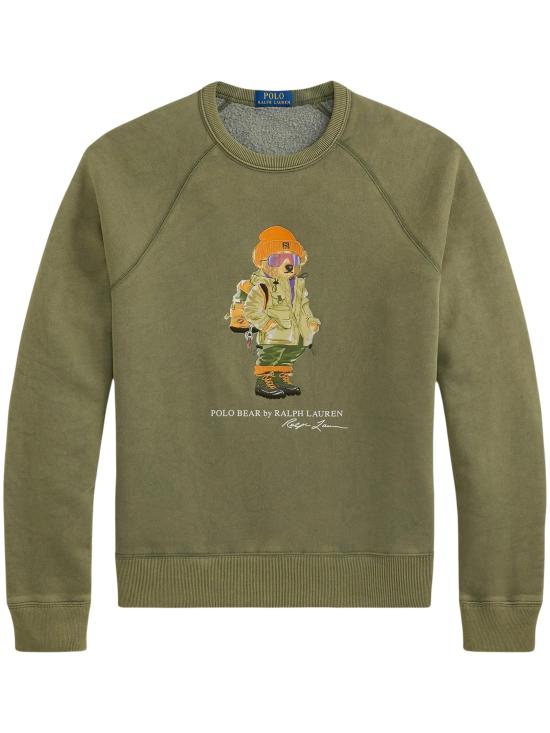 26FW 랄프 로렌 긴팔 티셔츠 710B28795 001 GREEN