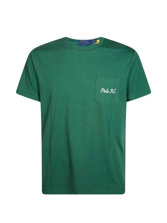 26FW 랄프 로렌 반팔 티셔츠 710B30184 001 GREEN