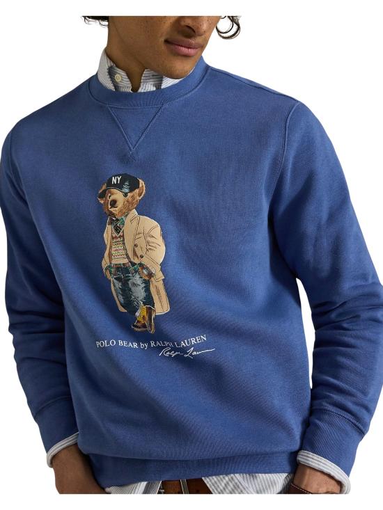 26FW 랄프 로렌 긴팔 티셔츠 710B27073 001 NAVY - RALPH LAUREN