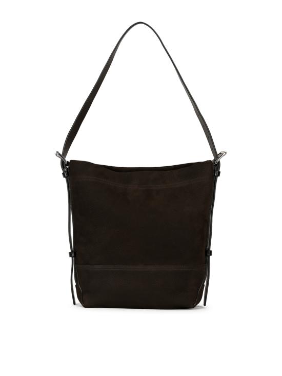 26FW 르메르 헤비 에코 코튼 캔버스 스몰 벨티드 토트백 BG0201 LL0189BR007 EBONY BROWN - LEMAIRE