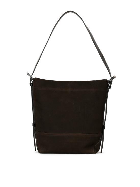 26FW 르메르 헤비 에코 코튼 캔버스 스몰 벨티드 토트백 BG0201 LL0189BR007 EBONY BROWN - LEMAIRE