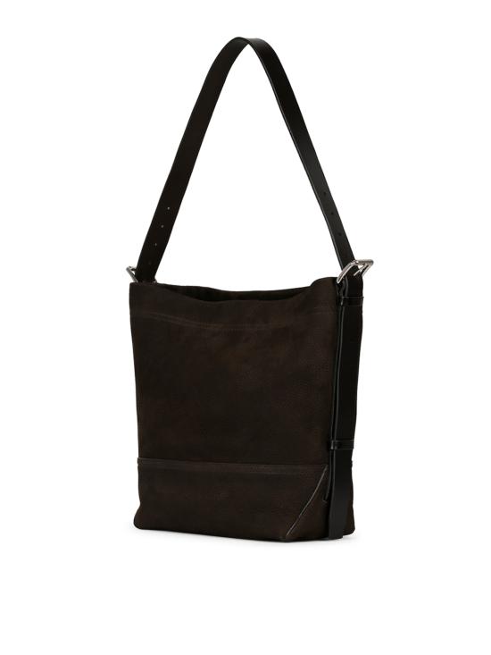 26FW 르메르 헤비 에코 코튼 캔버스 스몰 벨티드 토트백 BG0201 LL0189BR007 EBONY BROWN - LEMAIRE