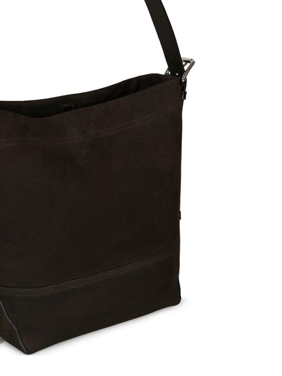 26FW 르메르 헤비 에코 코튼 캔버스 스몰 벨티드 토트백 BG0201 LL0189BR007 EBONY BROWN - LEMAIRE