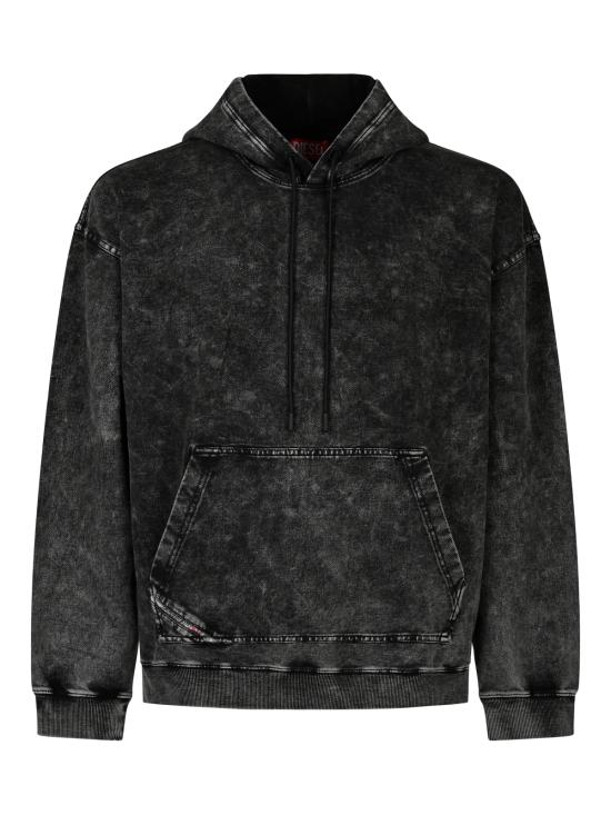 26FW 디젤 긴팔 티셔츠 A22810 0EFBJ65BA BLACK - DIESEL