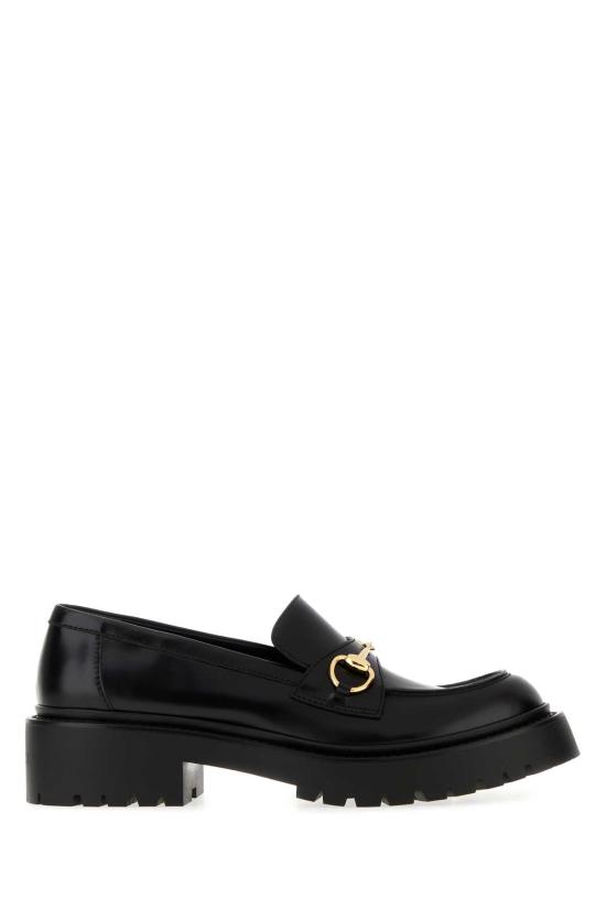26FW 구찌 홀스빗 러그 솔 로퍼 A0067VAAGKV 1000 BLACK