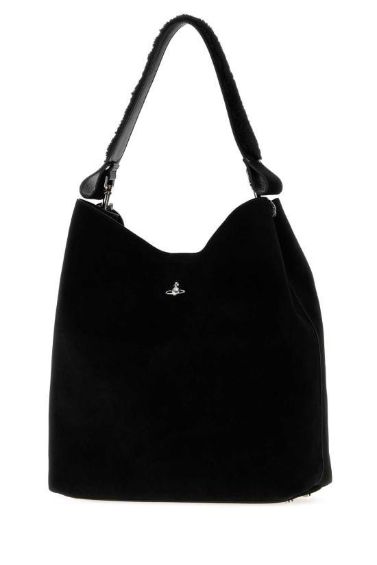 26FW 비비안웨스트우드 아카이브 오르브 레더 토트백 4601000IWL00AW N401 BLACK - VIVIENNE WESTWOOD