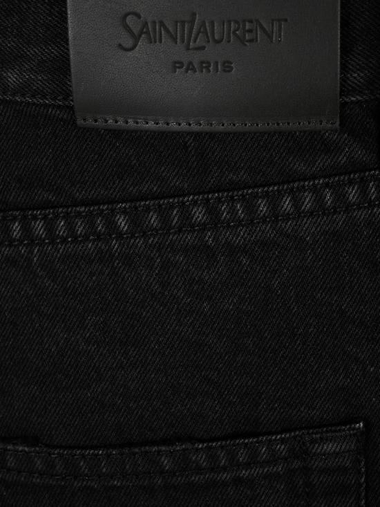 26FW 생로랑 스트레이트 팬츠 854129 Y07YD1238 BLACK SAND - SAINT LAURENT