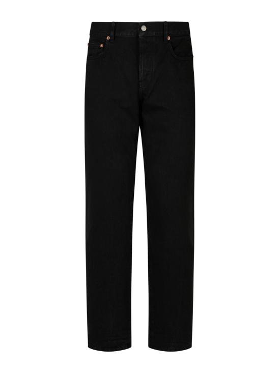 26FW 생로랑 스트레이트 팬츠 854129 Y07YD1238 BLACK SAND