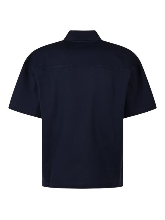 26FW 생로랑 카산드라 코튼 피케 폴로 셔츠 862765 Y38FL4035 BLEU MINUIT - SAINT LAURENT