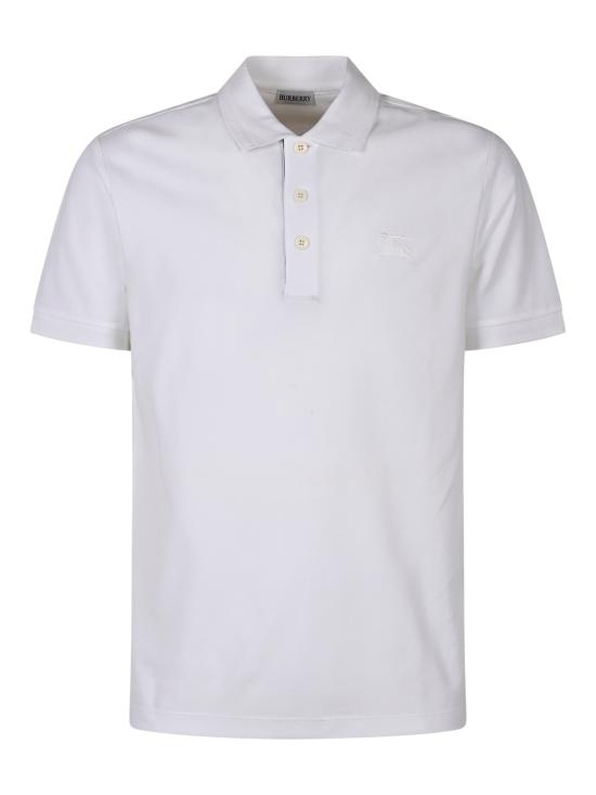 26FW 버버리 코튼 폴로셔츠 8126937 A1464 WHITE