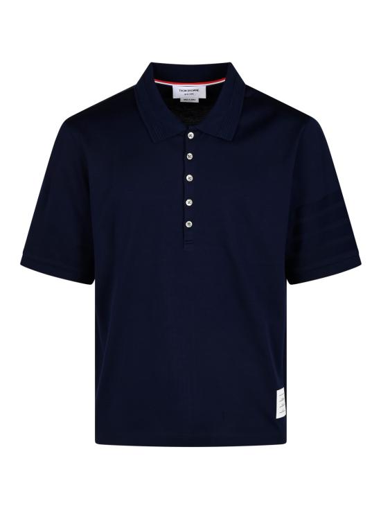 26FW 톰브라운 폴로 티셔츠 MJP249A J0276415 NAVY - THOM BROWNE