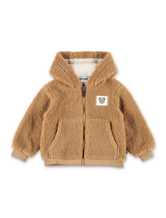 26FW [키즈] 모스키노 롱 자켓/코트 MUA00BLIA00 20351 BEAR BROWN