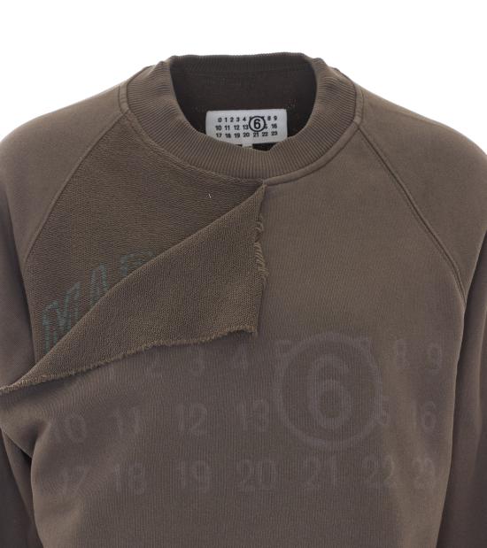26FW MM6 메종마르지엘라 스웨터 S62GU0153 M25014814 BROWN - MM6 MAISON MARGIELA