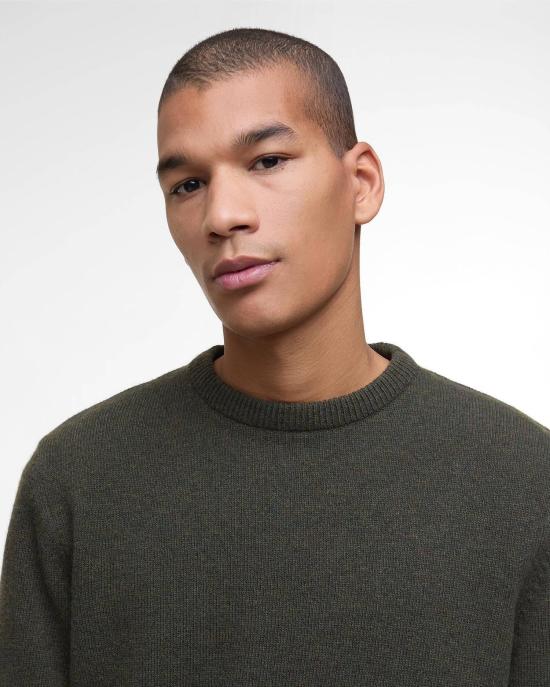 26FW 바버 스웨터 MKN1576 MKN OL91 OLIVE MARL - BARBOUR