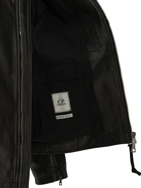 26FW 씨피 컴퍼니 자켓 고글 재킷 및 코트 블랙 - C.P. COMPANY