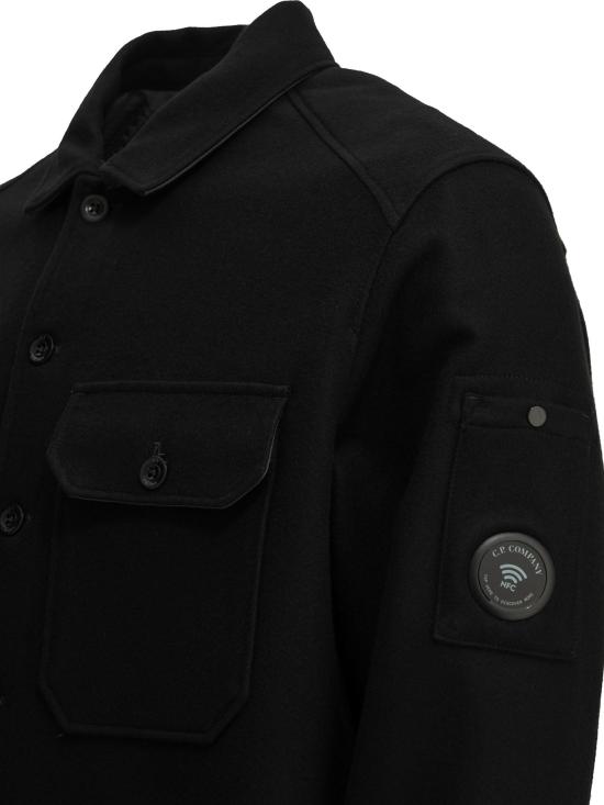 26FW 씨피 컴퍼니 자켓 렌즈 재킷 및 코트 블랙 - C.P. COMPANY