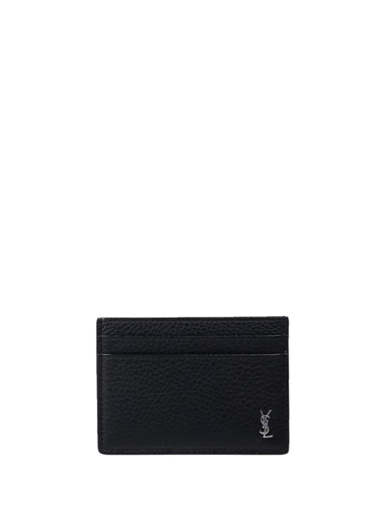 26FW 생로랑 타이니 카산드라 카드 케이스 그레인드 레더 847951 AAELP 1000 NERO