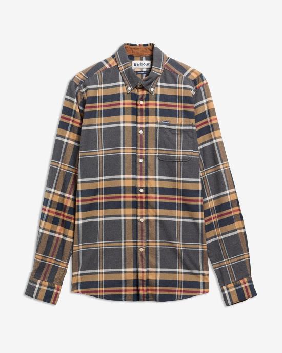 26FW 바버 셔츠 MSH5037 MSH GY52 GREY MARL