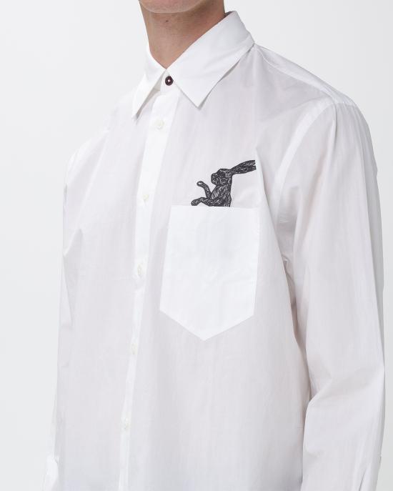 26FW 폴 스미스 긴팔 셔츠 M1R A118R W01592 BIANCO NERO - PAUL SMITH