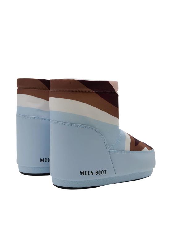 26FW 문부츠 아이콘 나일론 로우 부츠 80D1409970 FV02 BABY BLUE MULTICOLOR - MOON BOOT