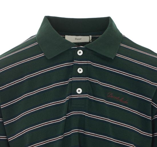 26FW 던스트 반팔 티셔츠 UDTS6C119E2 GREEN FOREST STRIPE - DUNST