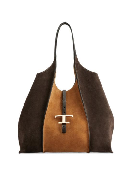 26FW 토즈 T 타임리스 미니 쇼핑백 XBWTSBA0300VJ0 6L62 Brown