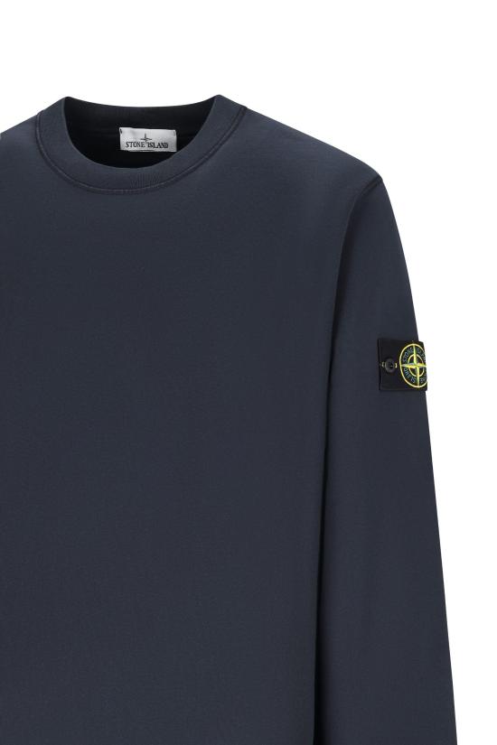 26FW 스톤 아일랜드 오가닉 코튼 플리스 레귤러 핏 크루넥 스웨트셔츠 6100060S0051 - STONE ISLAND