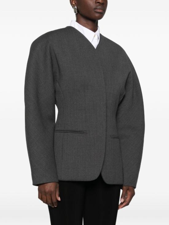 26FW 자크뮈스 자켓 JAW00045 AW00695 970 Grey - JACQUEMUS