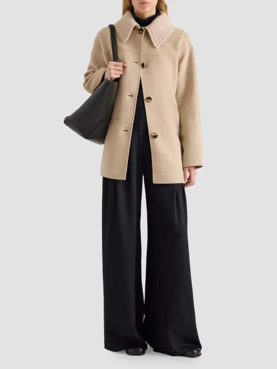  프로엔자슐러 자켓 프로엔자 슐러 리사 더블 페이스 재킷 오트 - PROENZA SCHOULER