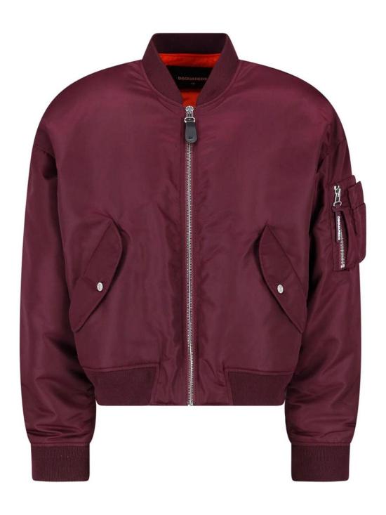 26FW 디스퀘어드2 봄버 자켓 S74AM1744D35546392 RED