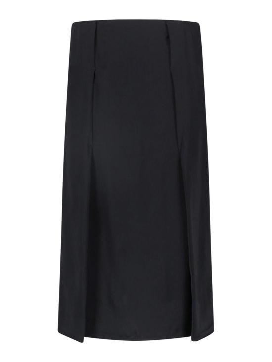 26FW 질샌더 미디 스커트 J03MA0327J65022001 BLACK