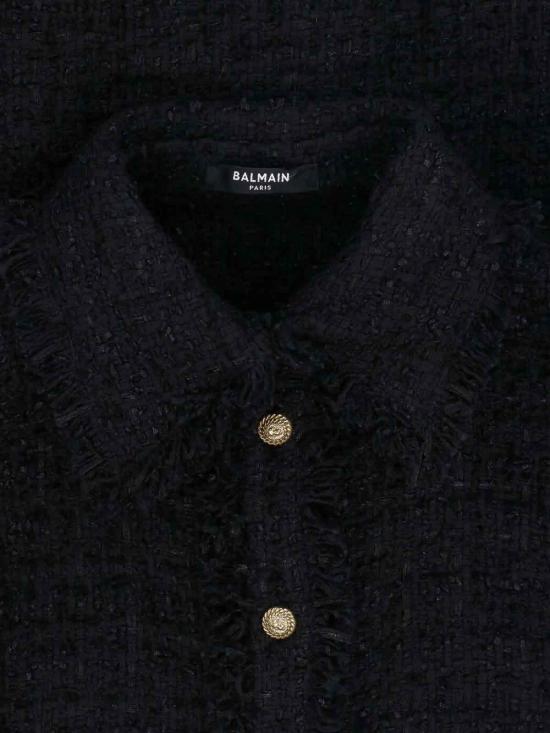 26FW 발망 셔츠 HF1HD005XM070PA BLACK - BALMAIN