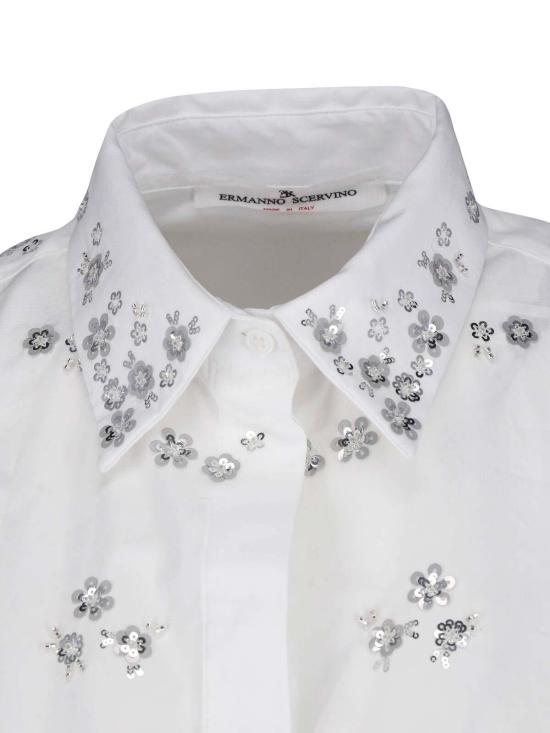 26FW 에르마노 설비노 셔츠 D492K354RBQP10601 WHITE - ERMANNO SCERVINO