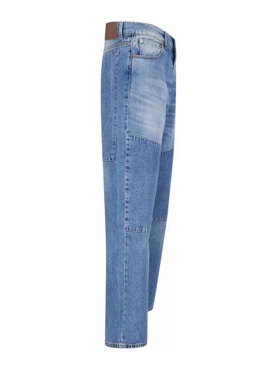 26FW 아워레가시 데님 팬츠 M4265PSPATCHEDSADDLEREPAIRWASH BLUE - OUR LEGACY