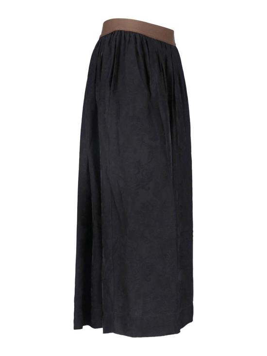 26SS 우마 왕 미디 스커트 UP2002UW900 BLACK - UMA WANG