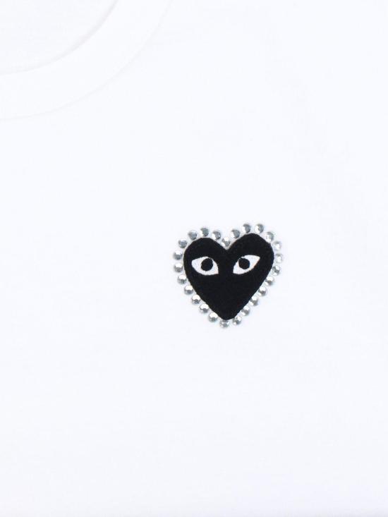 26FW 꼼데가르송 반팔 티셔츠 AXT8010511 WHITE - COMME DES GARCONS