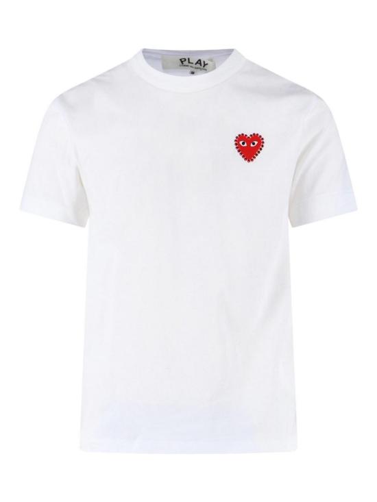 26SS 꼼데가르송 반팔 티셔츠 AXT8010512 WHITE