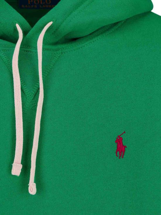 26FW 폴로 랄프로렌 포니로고 자수 후드 티셔츠 710766778504 GREEN - POLO RALPH LAUREN