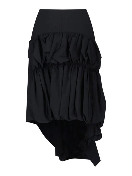 26FW 꼼데가르송 미디 스커트 GRS024W261 BLACK - COMME DES GARCONS