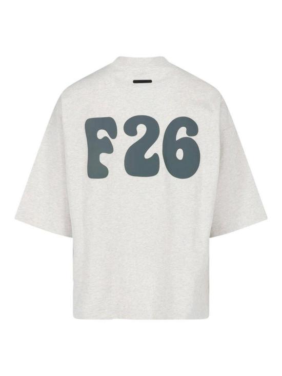 26SS 피어오브갓 반팔 티셔츠 RW00382VANILLAHEATHER GREY - FEAR OF GOD