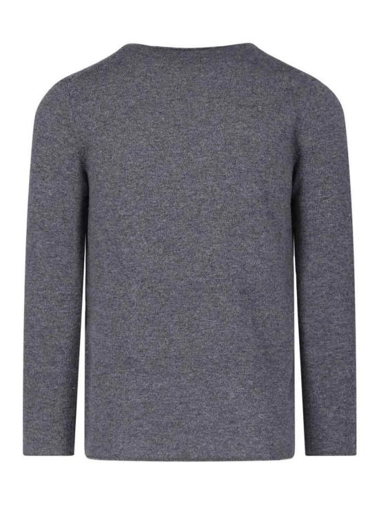 26SS 꼼데가르송 플레이 레드 하트 크루넥 스웨터 AXN0680513 GREY - COMME DES GARCONS