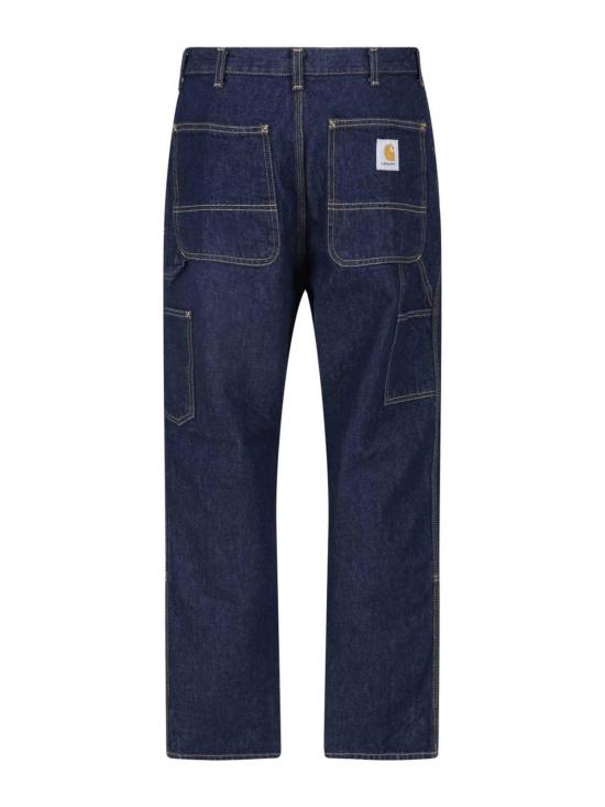 26FW 칼하트 스미스 데님 더블 니 팬츠 I0326990102 BLUE - CARHARTT