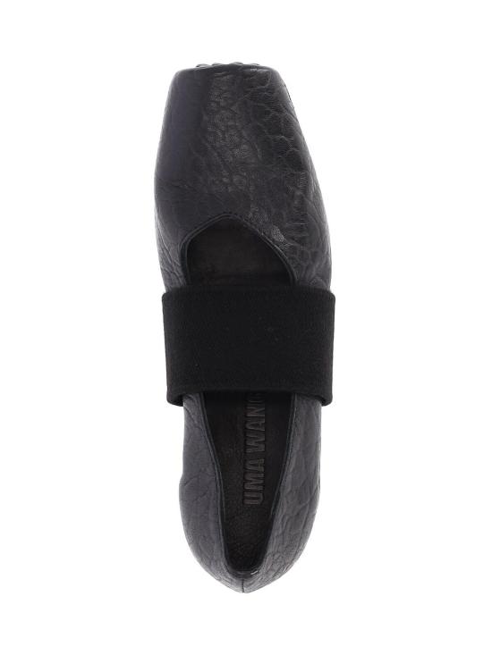 26FW 우마 왕 플랫 슈즈 US9018UW900 BLACK - UMA WANG